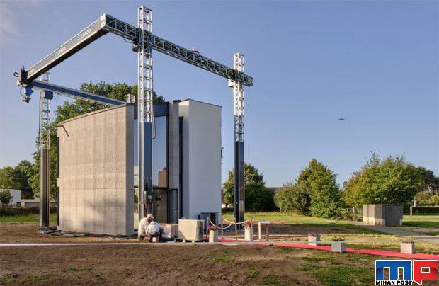 بزرگترین چاپگر سه بعدی اروپا از یک خانه پرینت گرفت + عکس 2 بزرگترین چاپگر سه بعدی