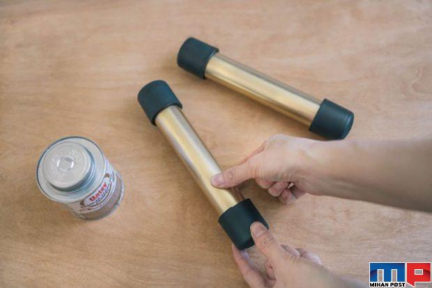 ساخت دمبل خانگی برای ورزش کردن با هزینه پایین در منزل 7 ساخت دمبل خانگی