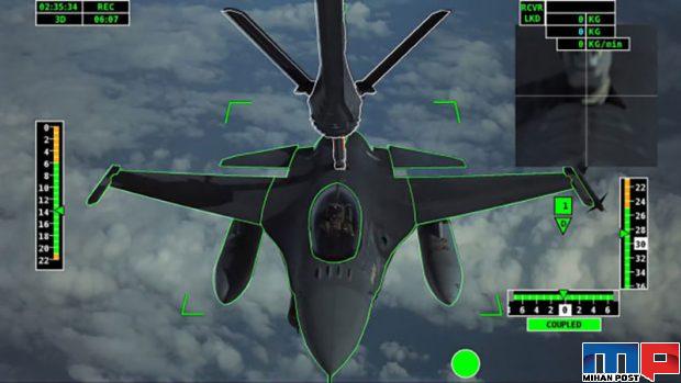 سوخت‌ گیری هواپیما در آسمان