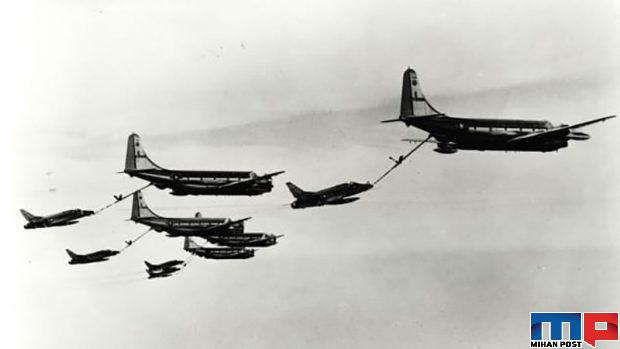 سوخت‌ گیری هواپیما در آسمان