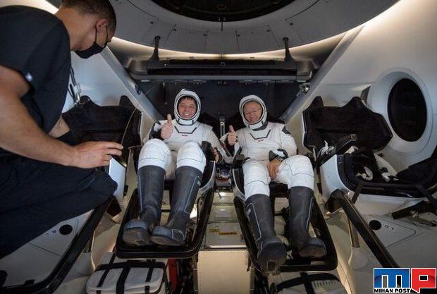 بازگشت کپسول دراگون با سرنشینانش با موفقیت 2 بازگشت کپسول دراگون با سرنشینانش