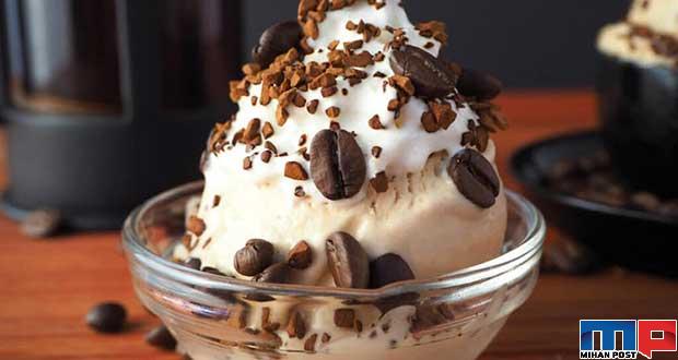 درست کردن بستنی قهوه بدون استفاده از بستنی ساز 7 درست کردن بستنی قهوه