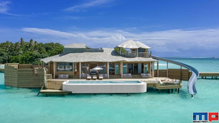 بزرگ ترین هتل روی آبی جهان در کشور مالدیو افتتاح شد 9 بزرگ ترین هتل روی آبی جهان