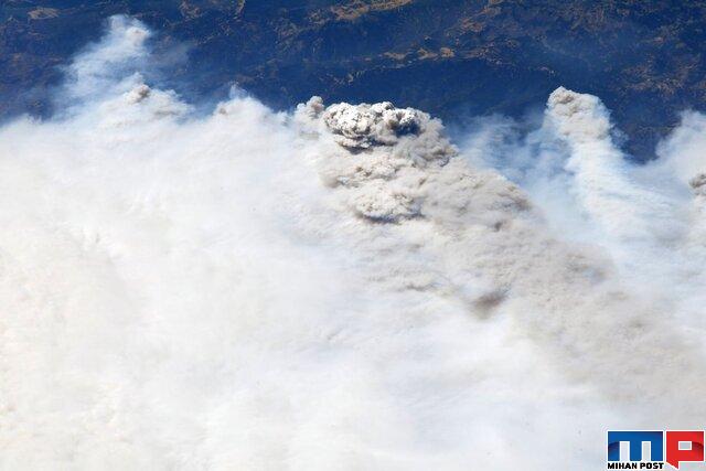 رصد آتش‌ سوزی‌ کالیفرنیا