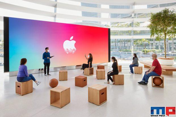 عکس های فروشگاه شناور اپل در کشور سنگاپور را تماشا کنید 5 عکس های فروشگاه شناور اپل