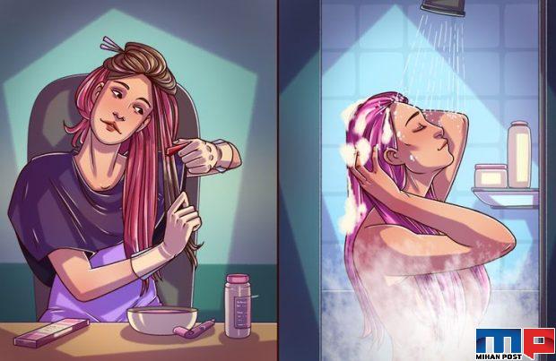 مراقبت از موی رنگ شده با رعایت نکاتی مهم و ترفندهایی کاربردی 2 مراقبت از موی رنگ شده