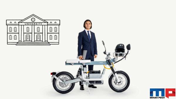 اسکوتر برقی CAKE Osa با طراحی خارق العاده + عکس 5 اسکوتر برقی CAKE Osa