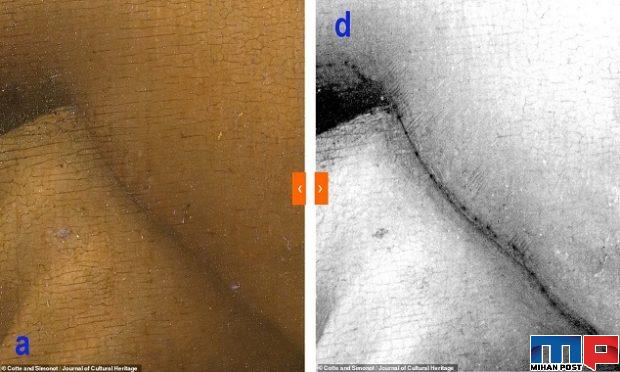 طرح مخفی در زیر نقاشی مونالیزا اثر لئوناردو داوینچی 8 طرح مخفی در زیر نقاشی مونالیزا