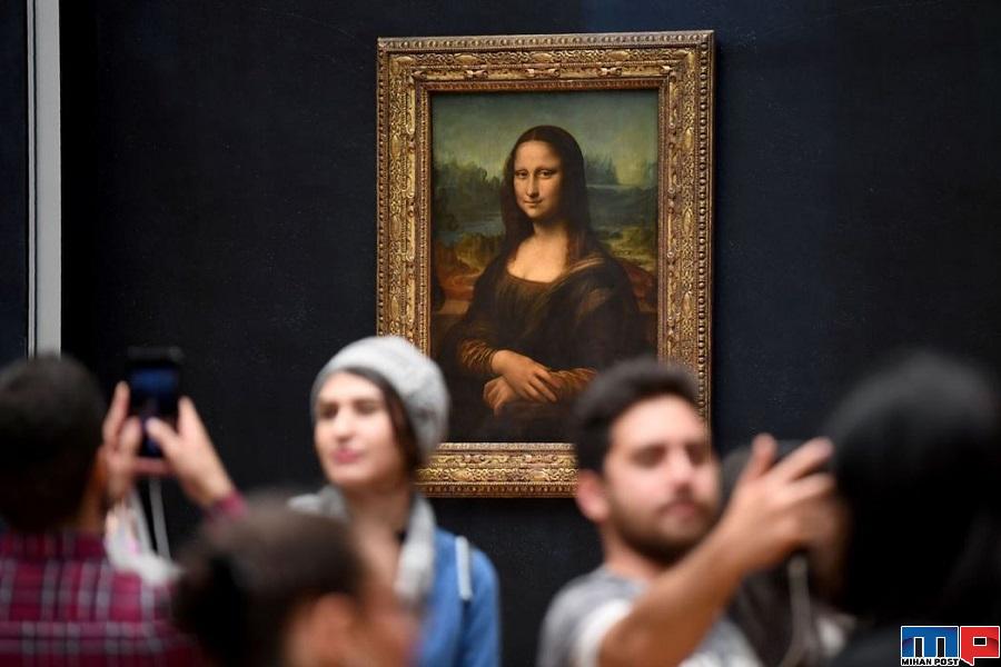 طرح مخفی در زیر نقاشی مونالیزا اثر لئوناردو داوینچی 1 طرح مخفی در زیر نقاشی مونالیزا