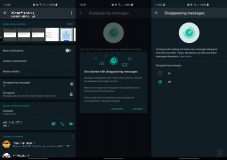 ارسال پیام پنهان شونده در واتساپ