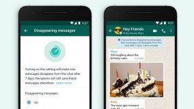 ارسال پیام پنهان شونده در واتساپ