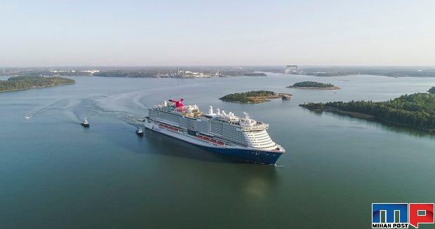 کشتی تفریحی ماردی گراس که دارای ترن هوایی است ! 2 کشتی تفریحی ماردی گراس