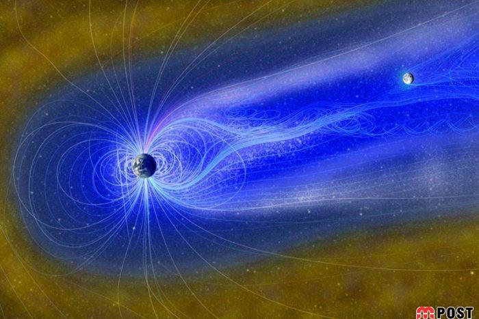 میدان مغناطیسی زمین بر شکل گیری آب در سطح ماه تأثیرگذار است 2 میدان مغناطیسی زمین