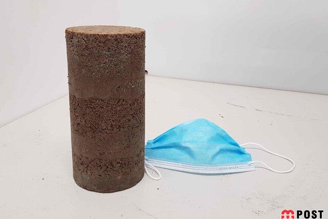 ساخت جاده با بازیافت ماسک های صورت یکبار مصرف 2 ساخت جاده