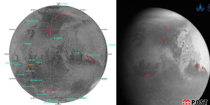 فضاپیمای Tianwen-1 اولین تصویر از مریخ را ثبت کرد 7 فضاپیمای Tianwen-1