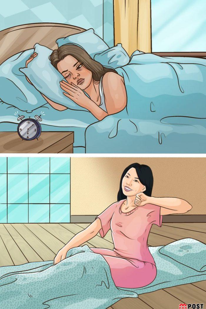 فواید خوابیدن روی زمین