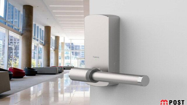 دستگیره درب ضدعفونی کننده که خود را ضدعفونی می کند 2 دستگیره درب ضدعفونی کننده