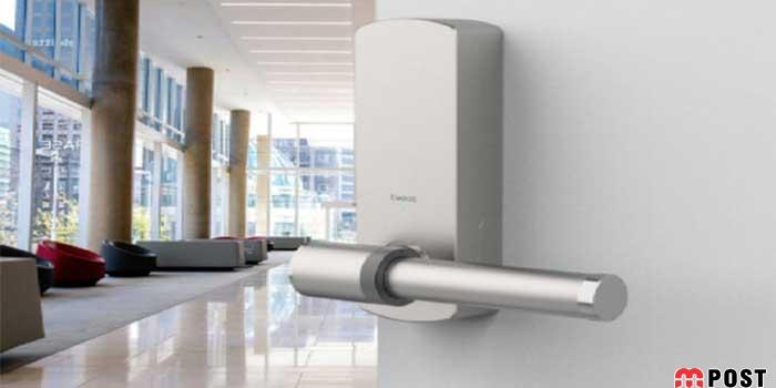 دستگیره درب ضدعفونی کننده که خود را ضدعفونی می کند 1 دستگیره درب ضدعفونی کننده