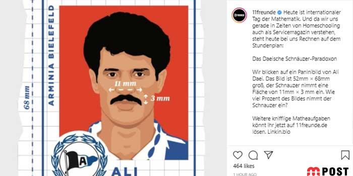 تصویر علی دایی برای آموزش ریاضی در یک مجله آلمانی استفاده شد 10 تصویر علی دایی