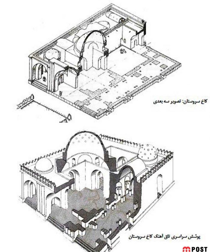 همه آنچه که باید درباره کاخ ساسانی سروستان بدانید + عکس 6 کاخ ساسانی سروستان