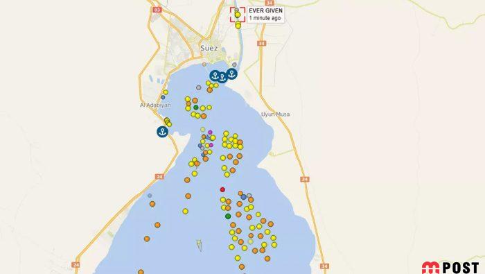 مسدود شدن کانال سوئز 1