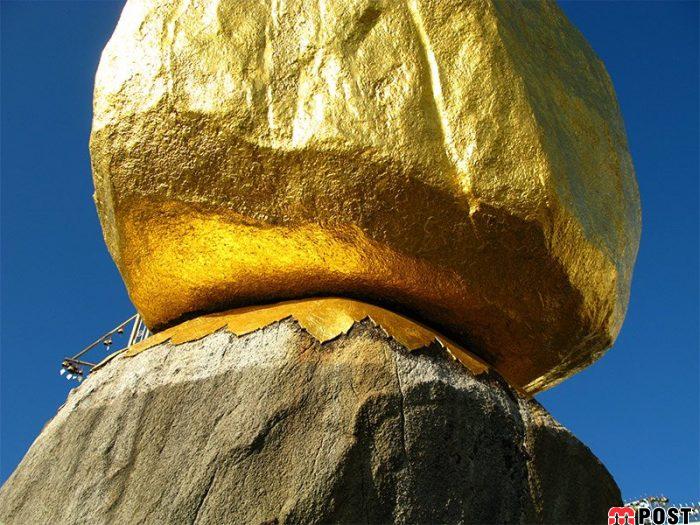 صخره طلایی میانمار یکی از دیدنی ترین جاذبه های گردشگری 2 صخره طلایی میانمار