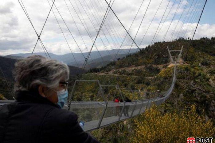 طولانی ترین پل عابر پیاده معلق دنیا در پرتغال افتتاح شد 4 طولانی ترین پل عابر