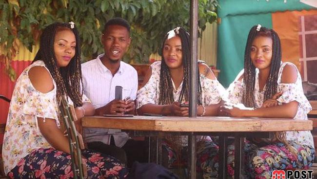 قصه جالب ازدواج سه قلوی همسان اهل کنیا با یک مرد + عکس 3 سه قلوی همسان