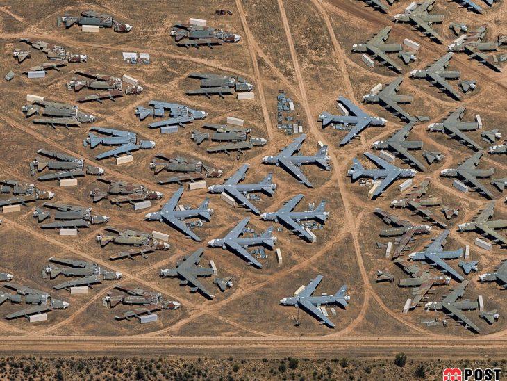 بزرگ ترین گورستان هواپیماهای سنگین در آمریکا را تماشا کنید 4 گورستان هواپیما 2