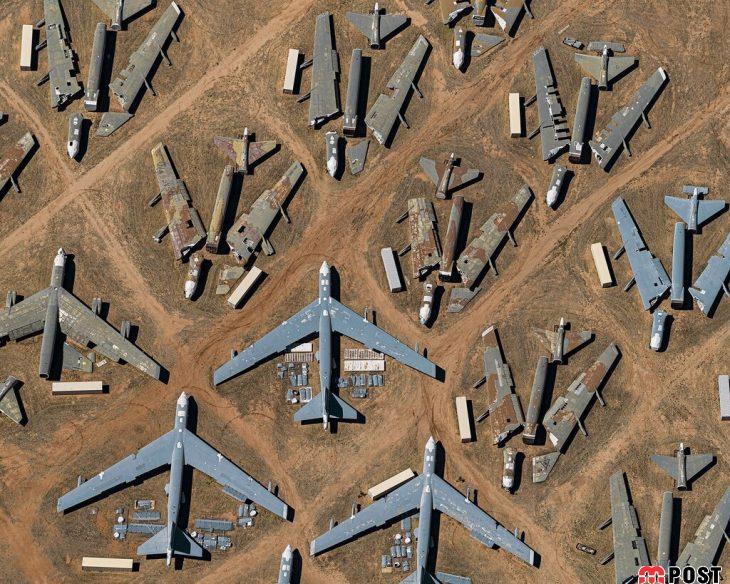 بزرگ ترین گورستان هواپیماهای سنگین در آمریکا را تماشا کنید 5 گورستان هواپیما 3