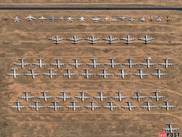 بزرگ ترین گورستان هواپیماهای سنگین در آمریکا را تماشا کنید 8 گورستان هواپیما 6