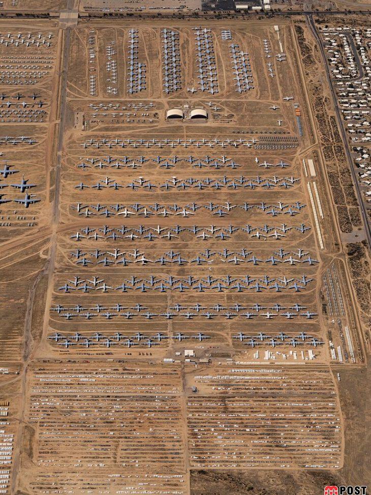 بزرگ ترین گورستان هواپیماهای سنگین در آمریکا را تماشا کنید 9 گورستان هواپیما 7