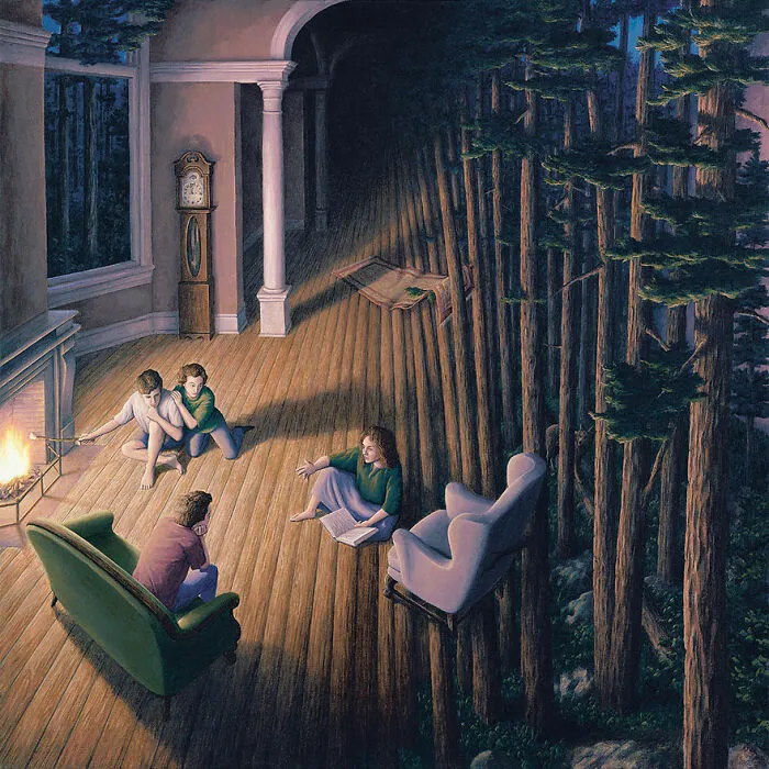 Magic realism painting 9