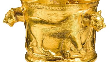 جام طلایی دو شیر یا جام کلاردشت