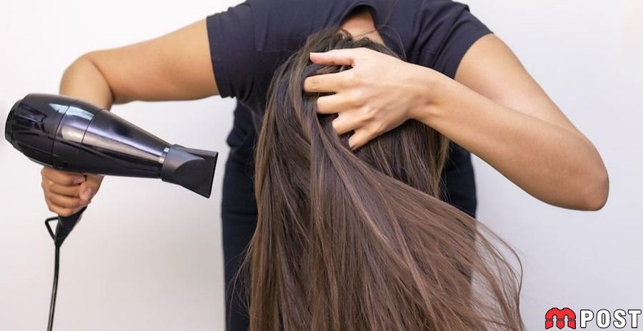 hair drying