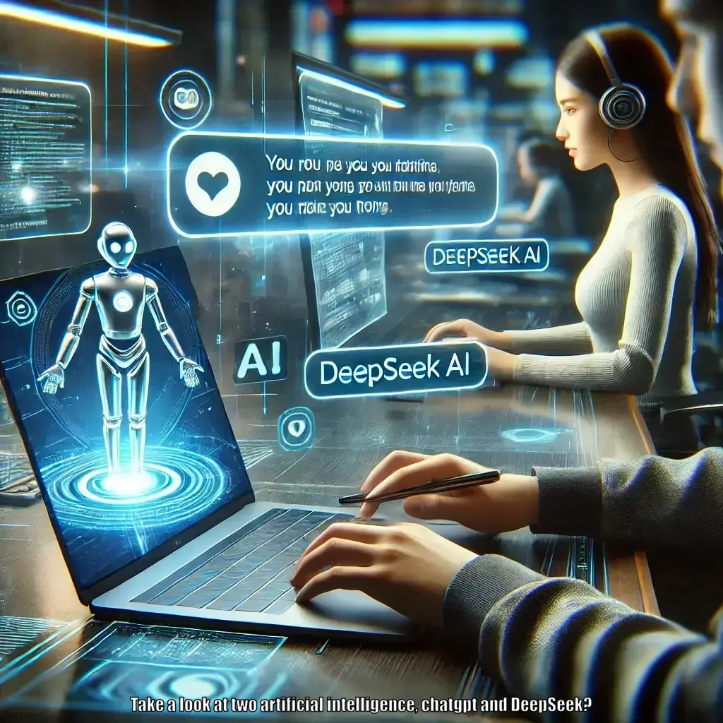 هوش مصنوعی چت جی پی تی chatgpt و دیپ سیک DeepSeek