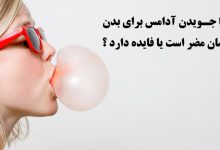 آیا جویدن آدامس برای بدن انسان مضر است یا فایده دارد ؟ 4 مضرات آدامس جویدن