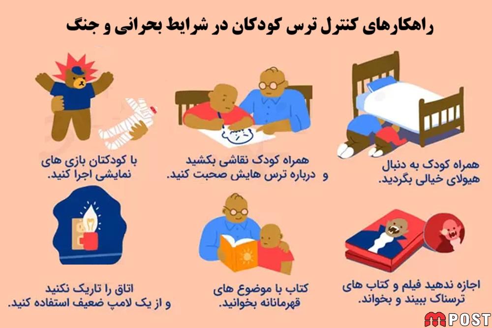 کنترل ترس کودکان