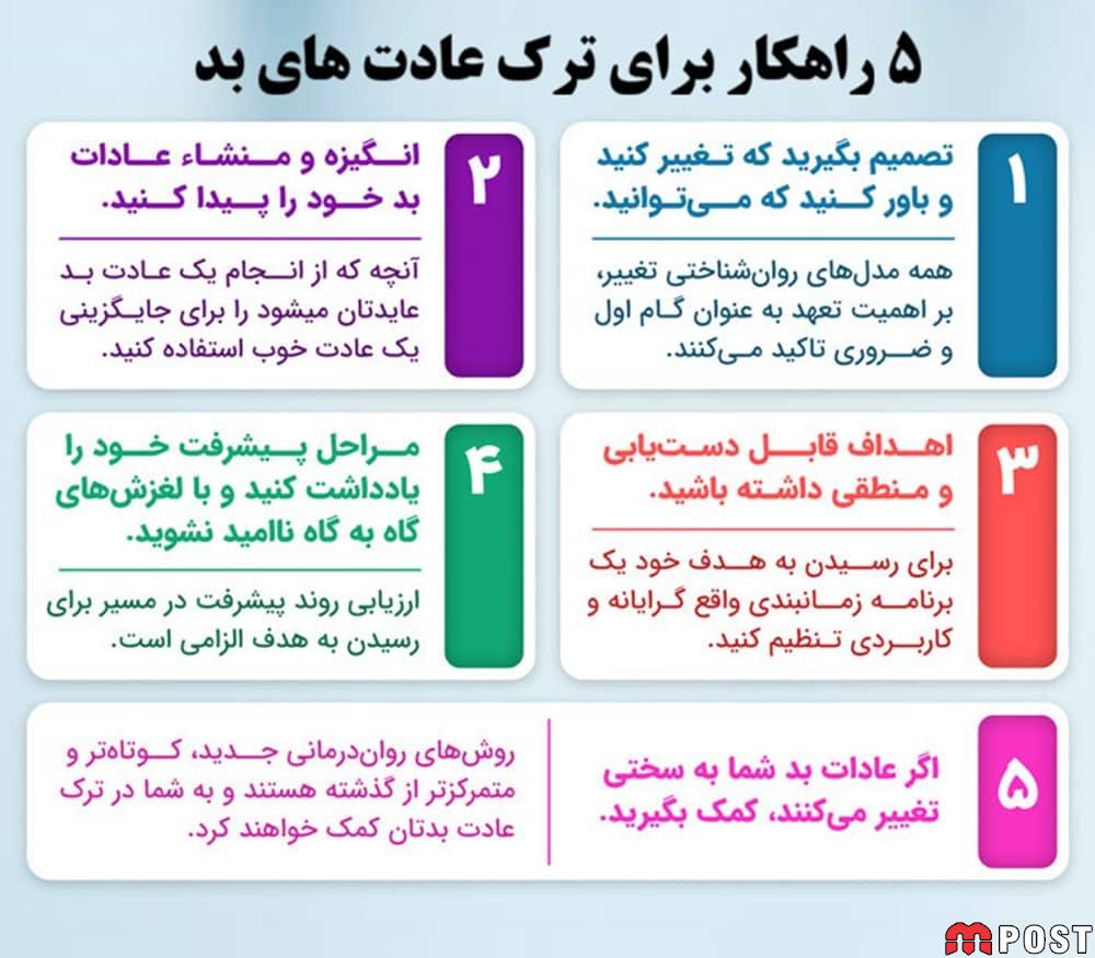 ترک عادت های بد