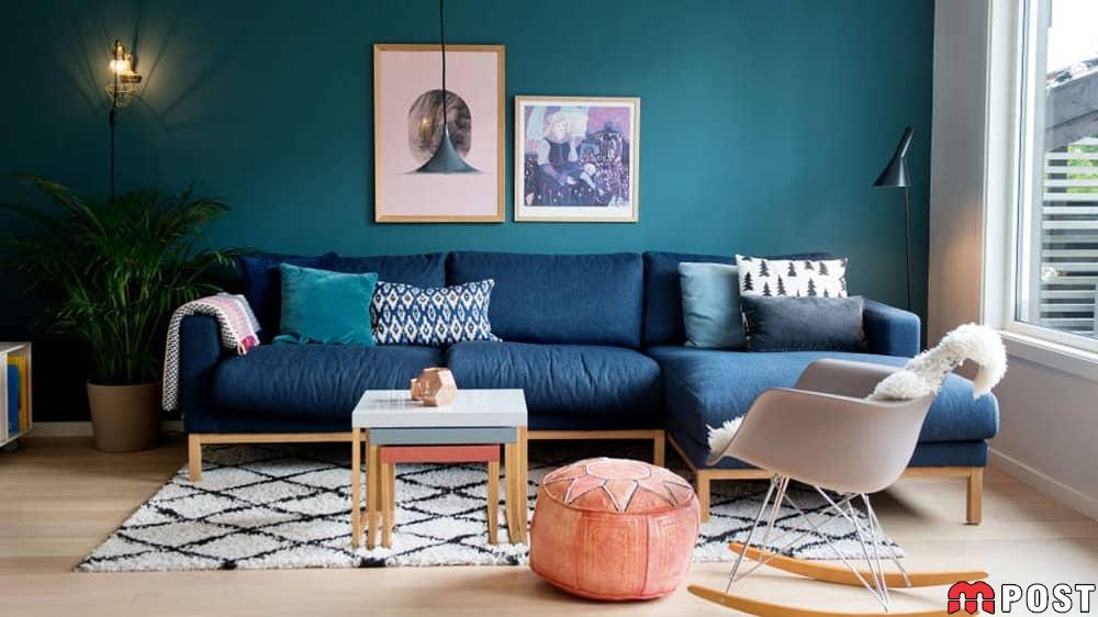 رنگ آپارتمان چگونه به خلق فضایی آرامبخش کمک می کند ؟ راهنمای جامع انتخاب رنگ آپارتمان 1 رنگ آپارتمان